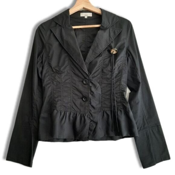 ESSENTIEL ANTWERP Blazer Jacket Black Sz 8 | Eur 38 - Picture 1 of 14